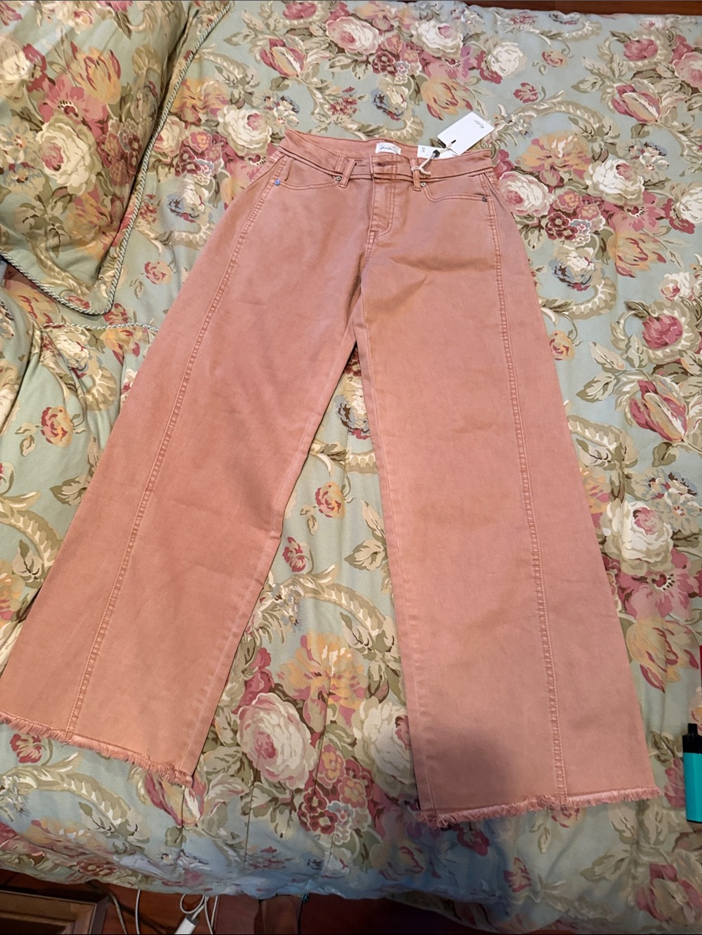 KanCan Wide-Leg Jeans in Rose Dust